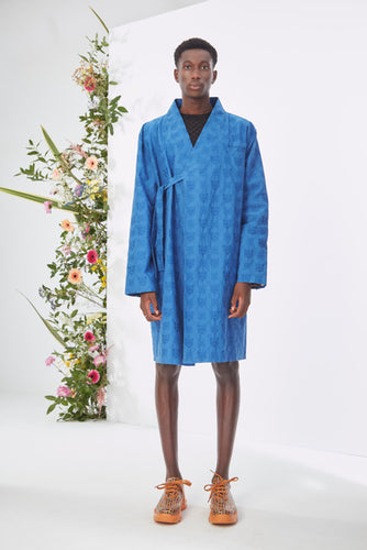 Blue Hanbok Coat