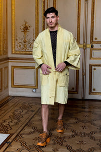 Yellow  Kimono Coat