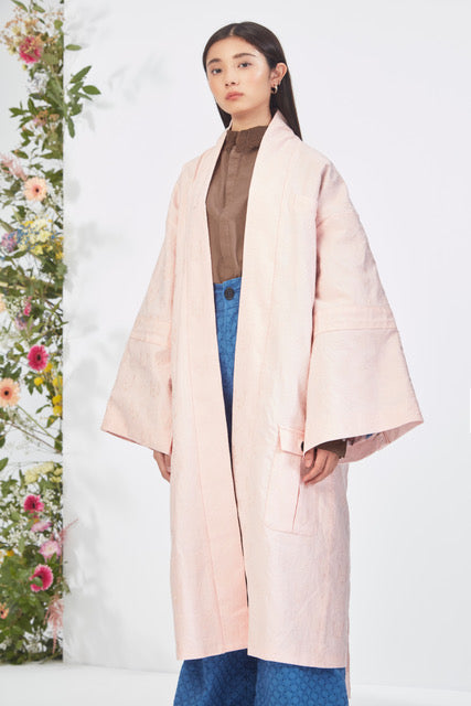 Pink Kimono Coat