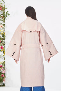 Pink Kimono Coat